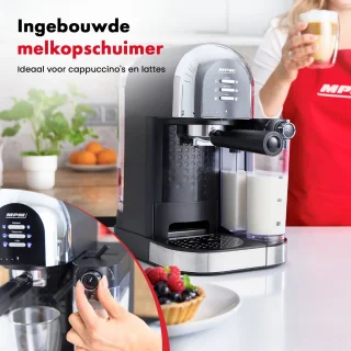 MPM Espressomachine Piston 15 Bar 1470W