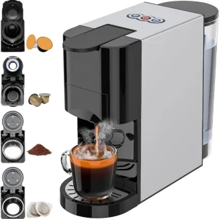 Multi Capsule filterkoffiezetapparaat - Staal