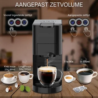 Multi Capsule filterkoffiezetapparaat - Staal