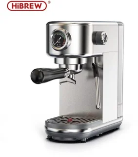 Mura Koffiemachines - Koffiezetapparaat - Melkopschuimer - Espressomachine - Instelbare Temperatuur - Kopjesverwarmer - Zilver