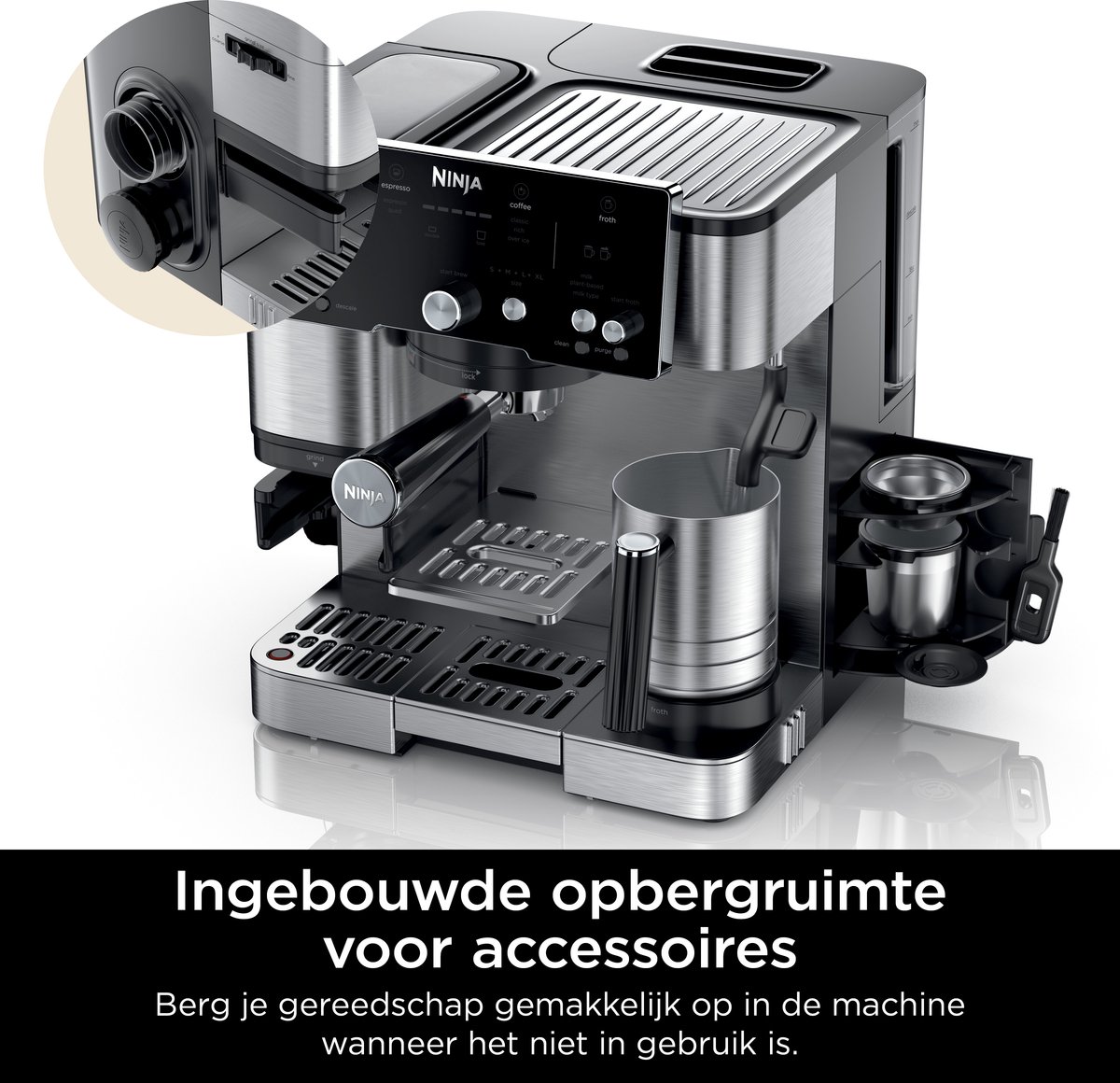 Wat vinden we goed aan de Ninja Luxe Café Essential ES501EU Espressomachine en Filterkoffiezetapparaat