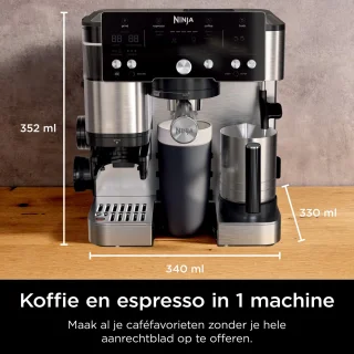 Ninja Luxe Café Essential ES501EU Espressomachine en Filterkoffiezetapparaat