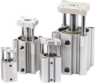 OEM Compacte Luchtcilinder Dubbelwerkend 25 mm slag