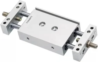 Onbekend merk Drukluchtcilinder Dubbele schacht 25 mm