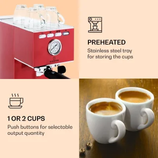 Pausa Espresso Maker 20 Bar 1,4L Roestvrij Staal