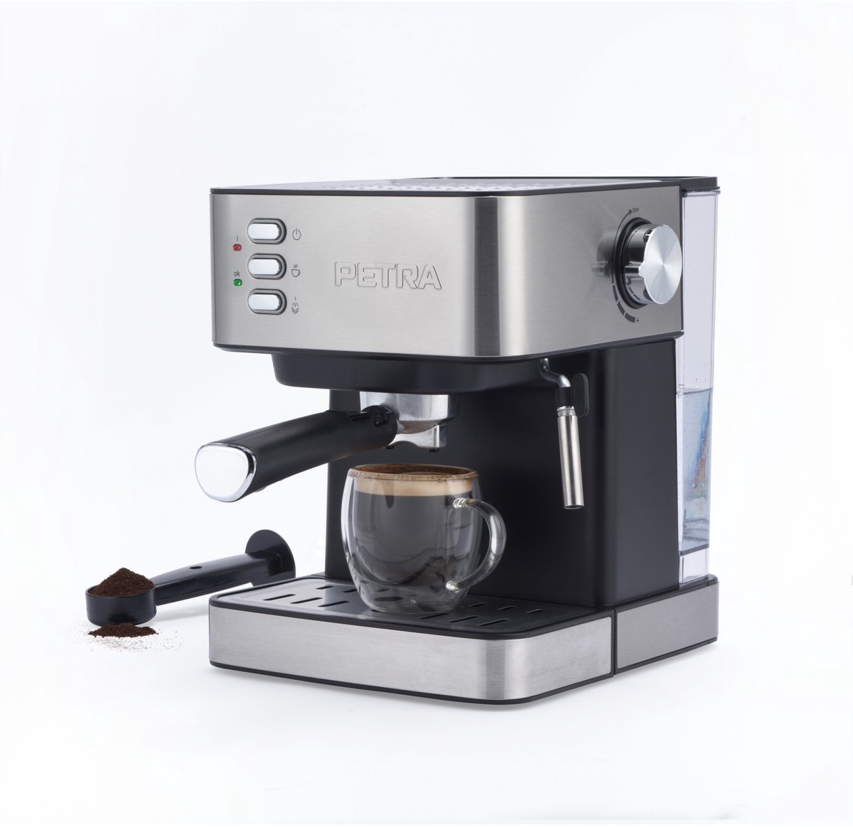 De Petra handmatige espressomachine in één oogopslag