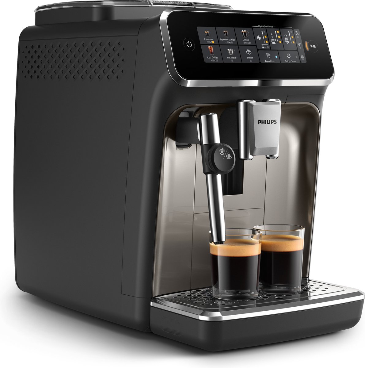 Wat vinden we goed aan de Philips 3300 Series EP3326/90 Espressomachine Zwart/Chroom