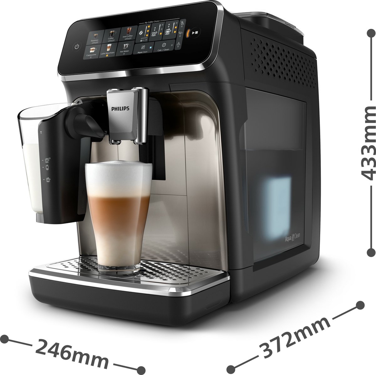 Wat vinden we goed aan de Philips 3300 Series LatteGo EP3347/90 Espressomachine Zwart Chroom