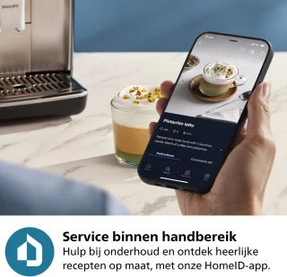 Philips 4400 Series EP4446/70 Volautomatisch Espressoapparaat Zwart/Zilver