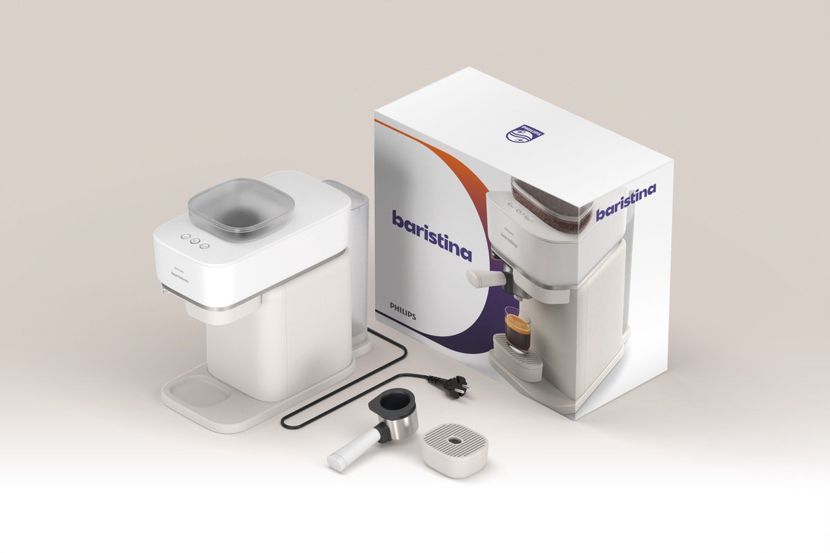 Philips Baristina BAR300/00 Espressomachine Wit