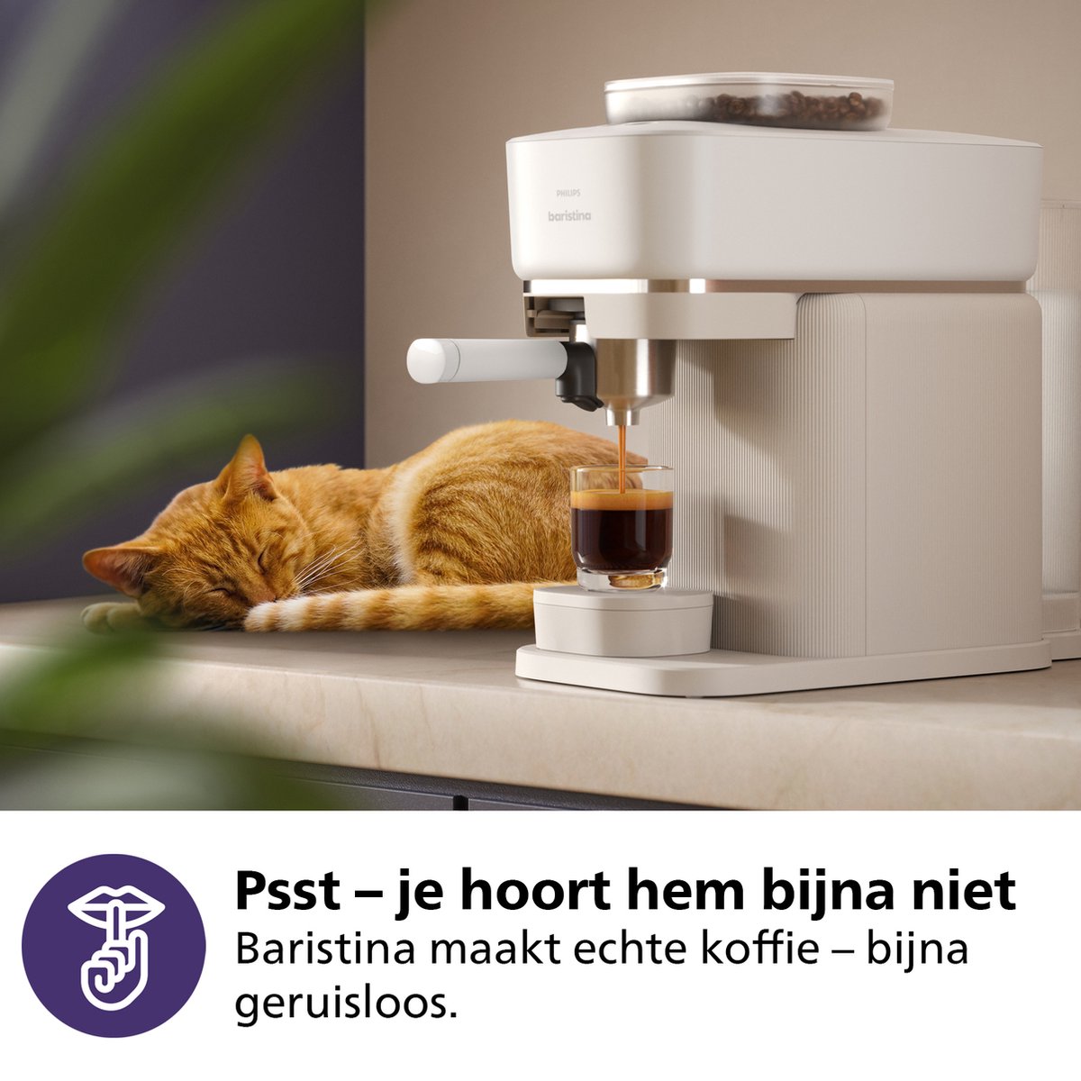 Philips Baristina BAR300/00 Espressomachine Wit