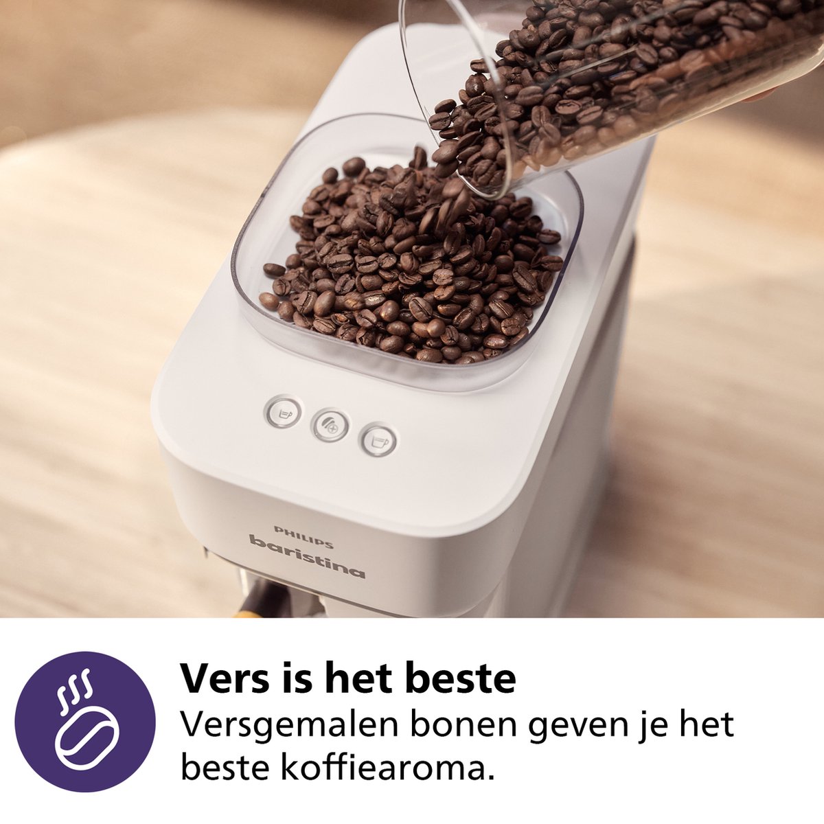 Philips Baristina BAR300/00 Espressomachine Wit
