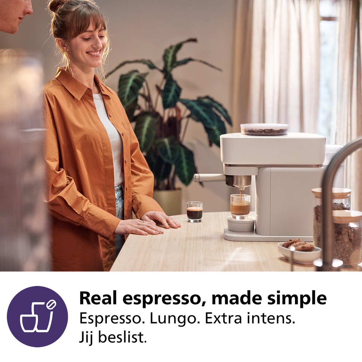 Philips Baristina BAR300/00 Espressomachine Wit