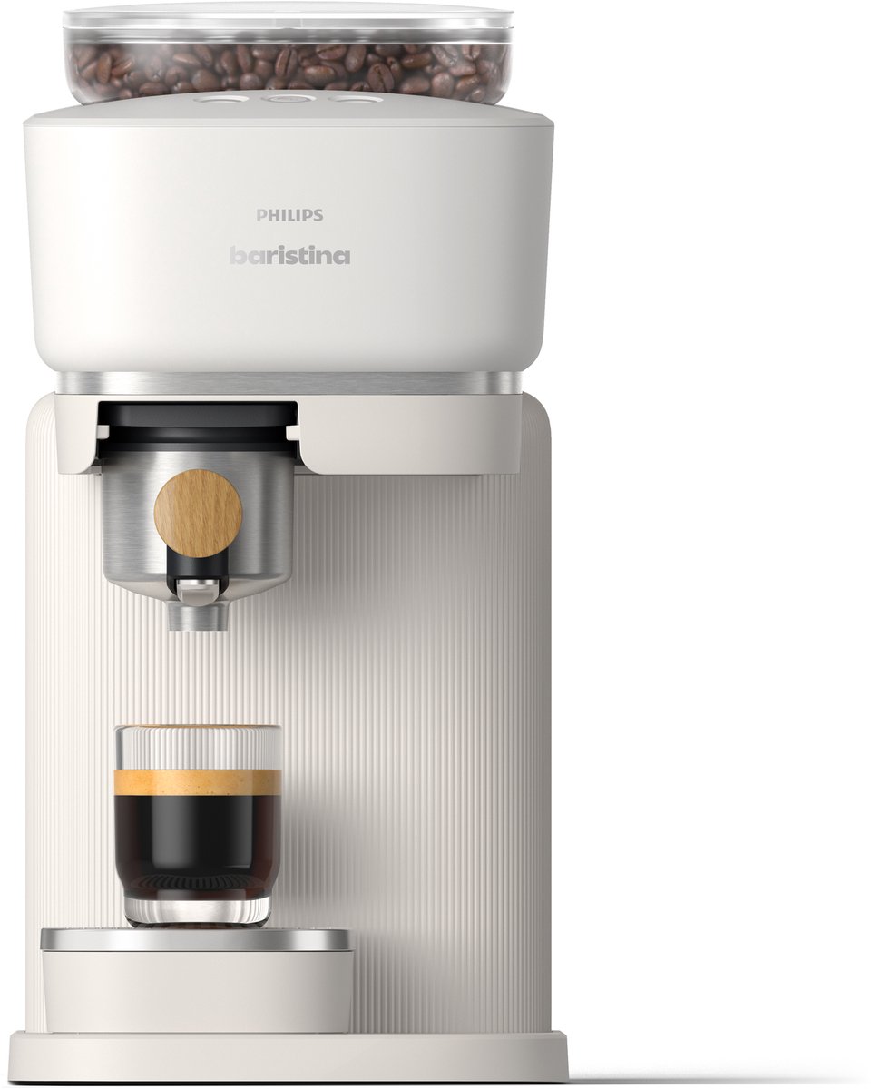 Wat vinden we goed aan de Philips Baristina BAR302/20 Espressomachine Wit