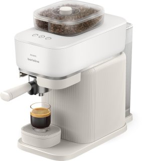 De Philips Baristina BAR320/00 - Espressomachine - Wit in één oogopslag