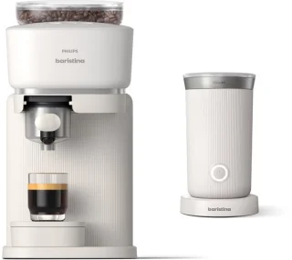Philips Baristina + Melkopschuimer BAR303/00 Espressomachine Wit
