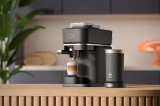 Philips Baristina + Melkopschuimer BAR303/60 Espressomachine Zwart