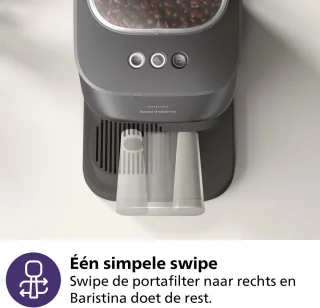 Philips Baristina + Melkopschuimer BAR303/60 Espressomachine Zwart