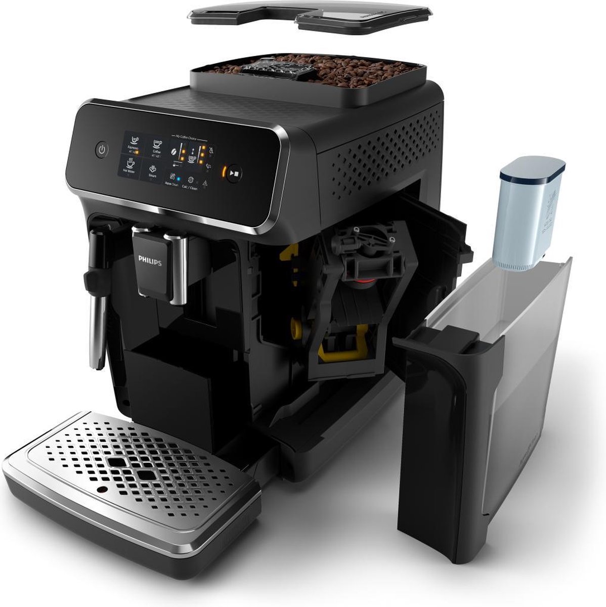 Philips EP2221/40 2200 Serie Espressomachine Zwart RVS