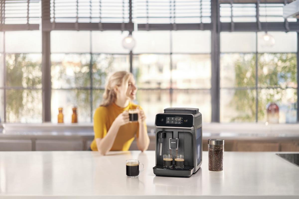 Philips EP2221/40 2200 Serie Espressomachine Zwart RVS