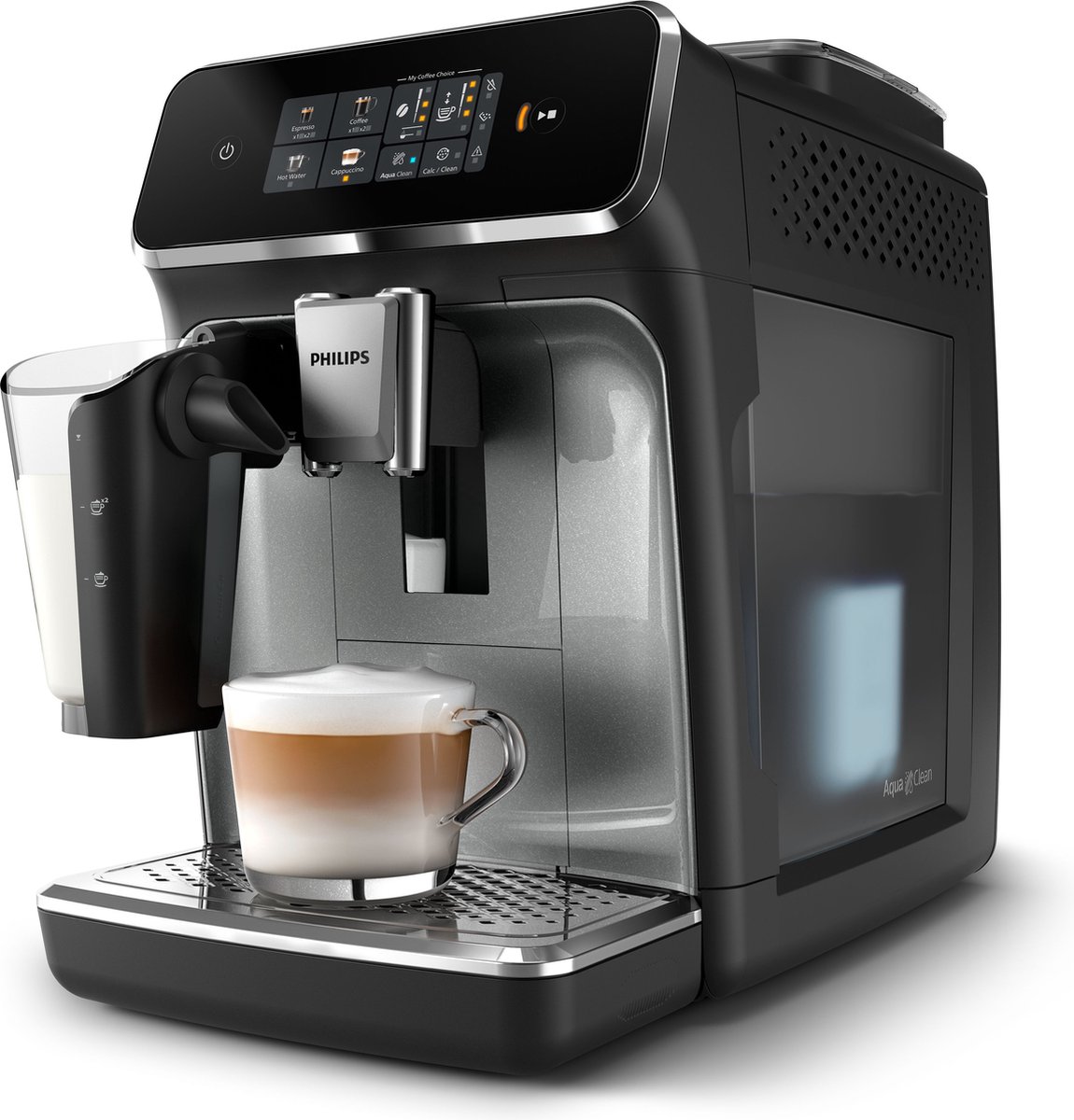 De Philips EP2339 Volautomatische Espressomachine in één oogopslag