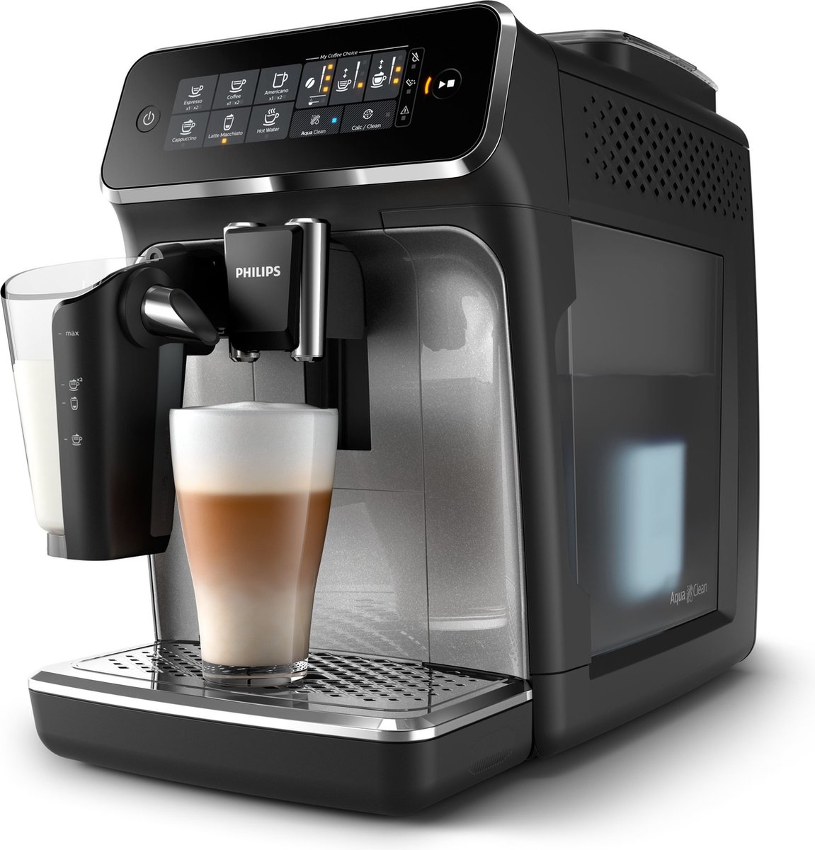 Wat vinden we goed aan de Philips EP3246/70 LatteGo 3200 Series Espressomachine Zwart/Zilver