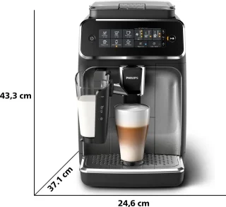 Philips EP3246/70 LatteGo 3200 Series Espressomachine Zwart/Zilver
