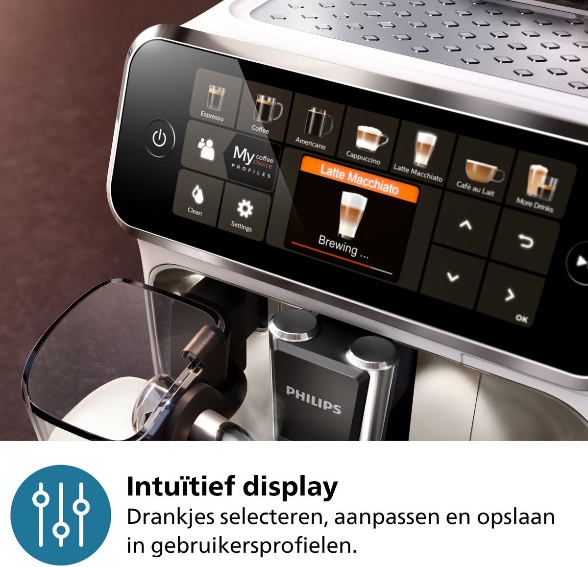 Philips EP5447/90 5400 Series Espressomachine Zwart