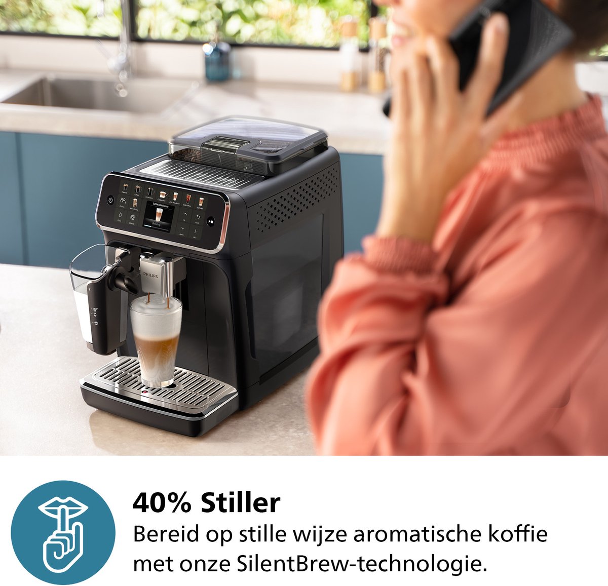 Philips EP5541/50 LatteGo 5500 Volautomatische Espressomachine Zwart
