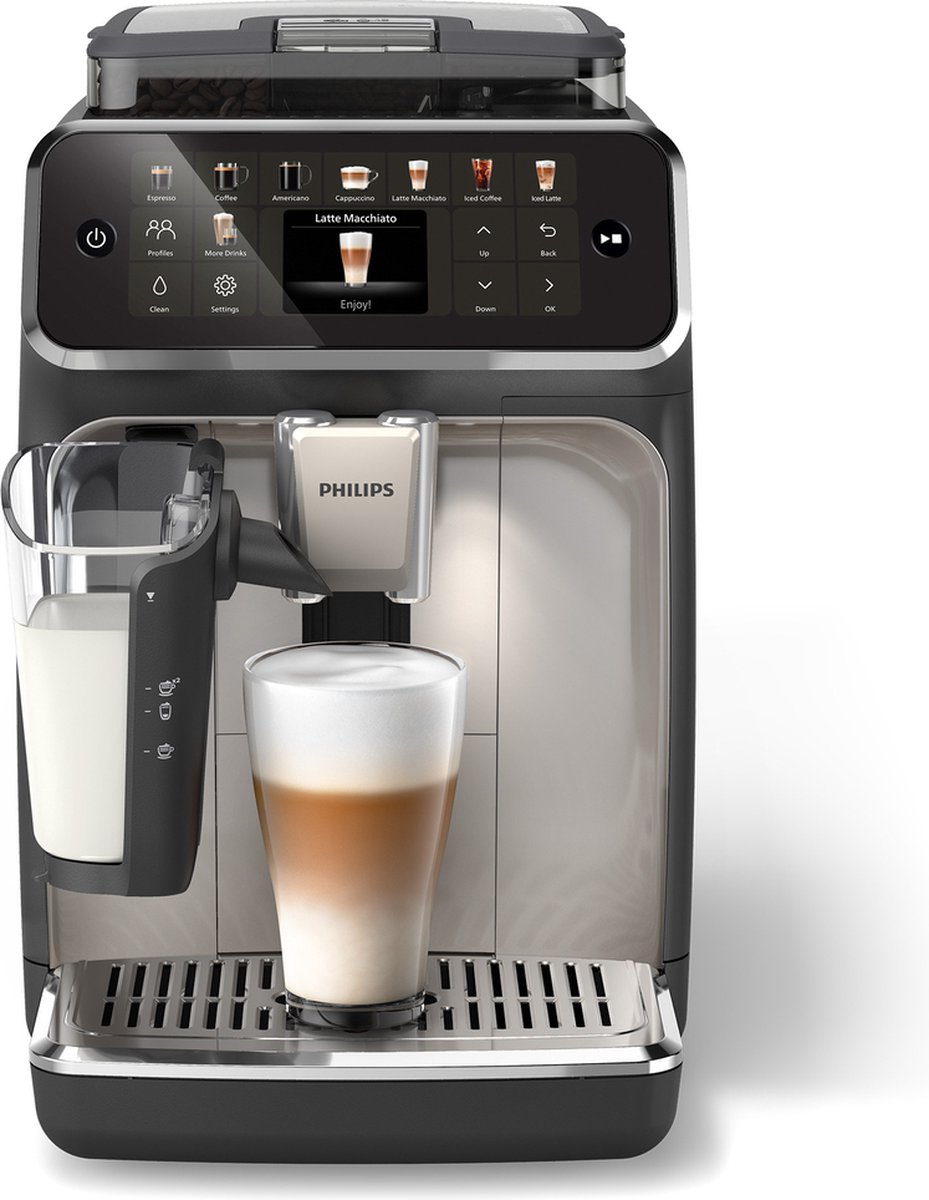 Wat vinden we goed aan de Philips EP5547/90 volautomatische koffiemachine 5500-serie zwart