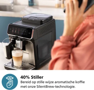 Philips LatteGo 3300 Series EP3349/70 Espressomachine Black Panthera
