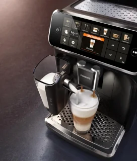 Philips LatteGo 5400 EP5441/50 Espressomachine Zwart/RVS
