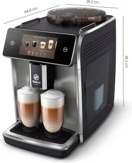 Philips Saeco GranAroma Deluxe SM6680/00 Espressomachine Zwart/RVS