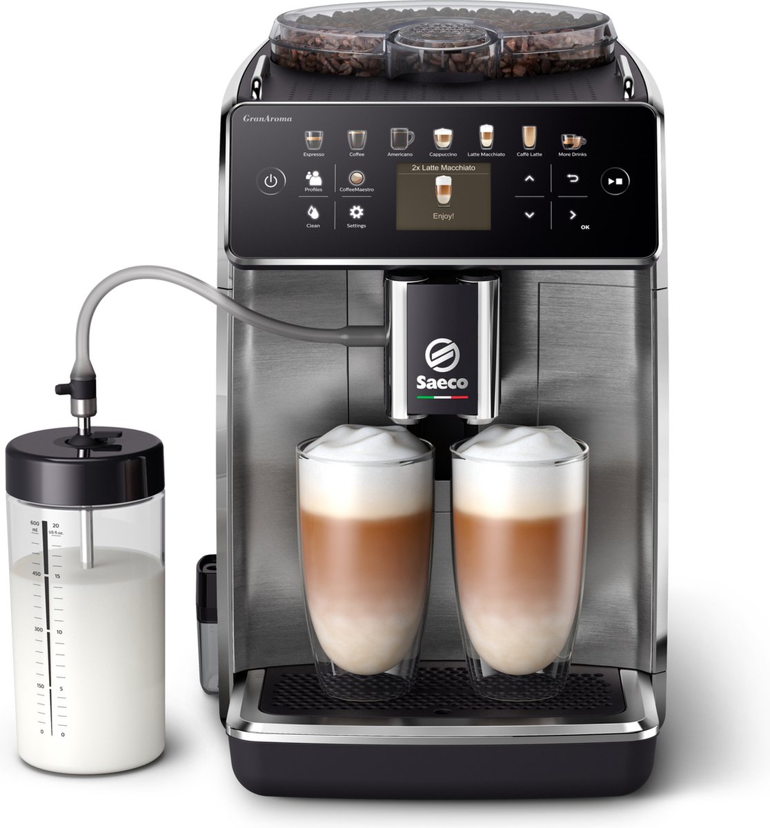 Philips Saeco GranAroma SM6585/00 Espressomachine Zilver