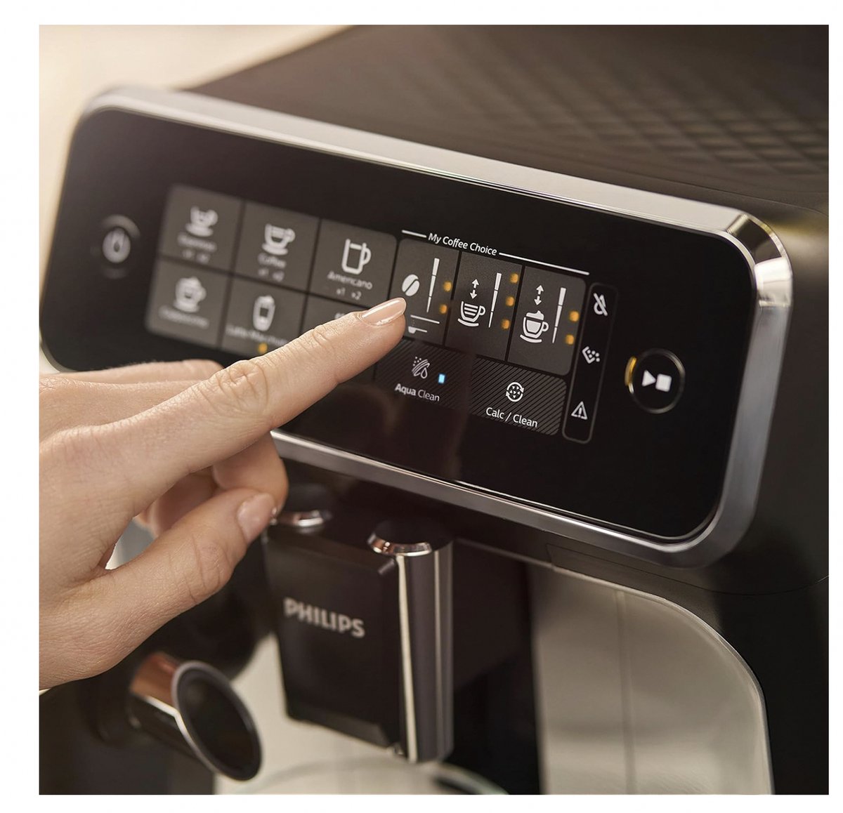 Wat vinden we goed aan de Philips Volautomatische Espressomachine Zwart/Zilver