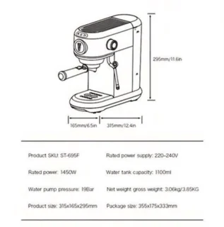 Pistonmachine – mini koffiezetapparaat