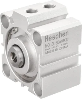 Pneumatische aluminium luchtcilinder 10x40 mm dubbelwerkend