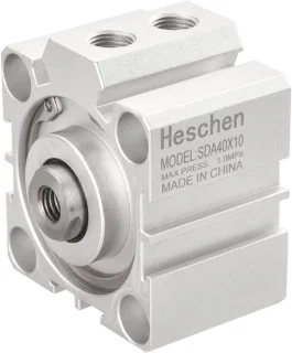 Pneumatische aluminium luchtcilinder 10x40 mm dubbelwerkend
