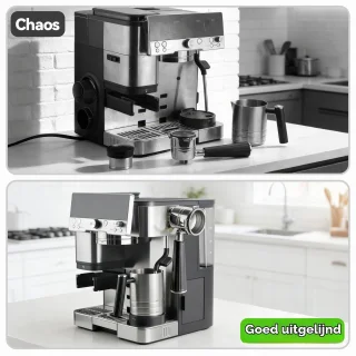 Portafilterhouder voor espressomachine en 3-in-1-koffiezetapparaat