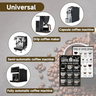 Wat vinden we goed aan de Poster Koffieaccessoires 20 x 30 cm