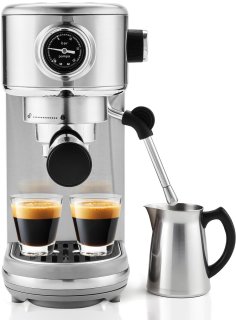 De Pressario Handmatige Piston Espressomachine in één oogopslag