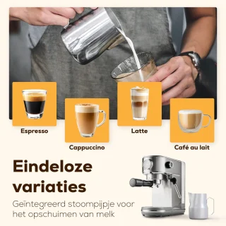 Pressario Handmatige Piston Espressomachine