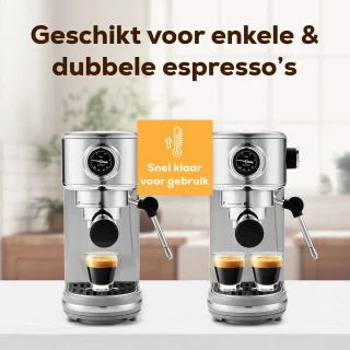 Pressario Handmatige Piston Espressomachine
