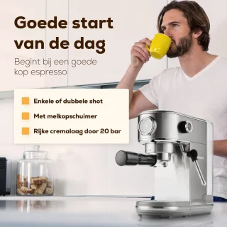 Pressario Handmatige Piston Espressomachine