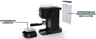 Princess 249417 Espresso machine zwart