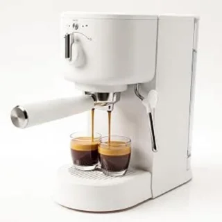 Professionele espressomachine met stoompijpje en 58mm siebträger