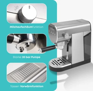 ProfiCook ES-KA 1265 Espressomachine 2in1