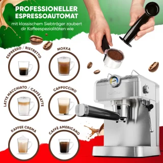 ProfiCook ES-KA 1267 Espresso koffiemachine 2-in-1