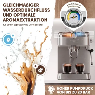ProfiCook ES-KA 1267 Espresso koffiemachine 2-in-1