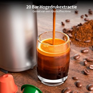 Wat vinden we goed aan de Pura Coffee C1 Mini Espressomachine